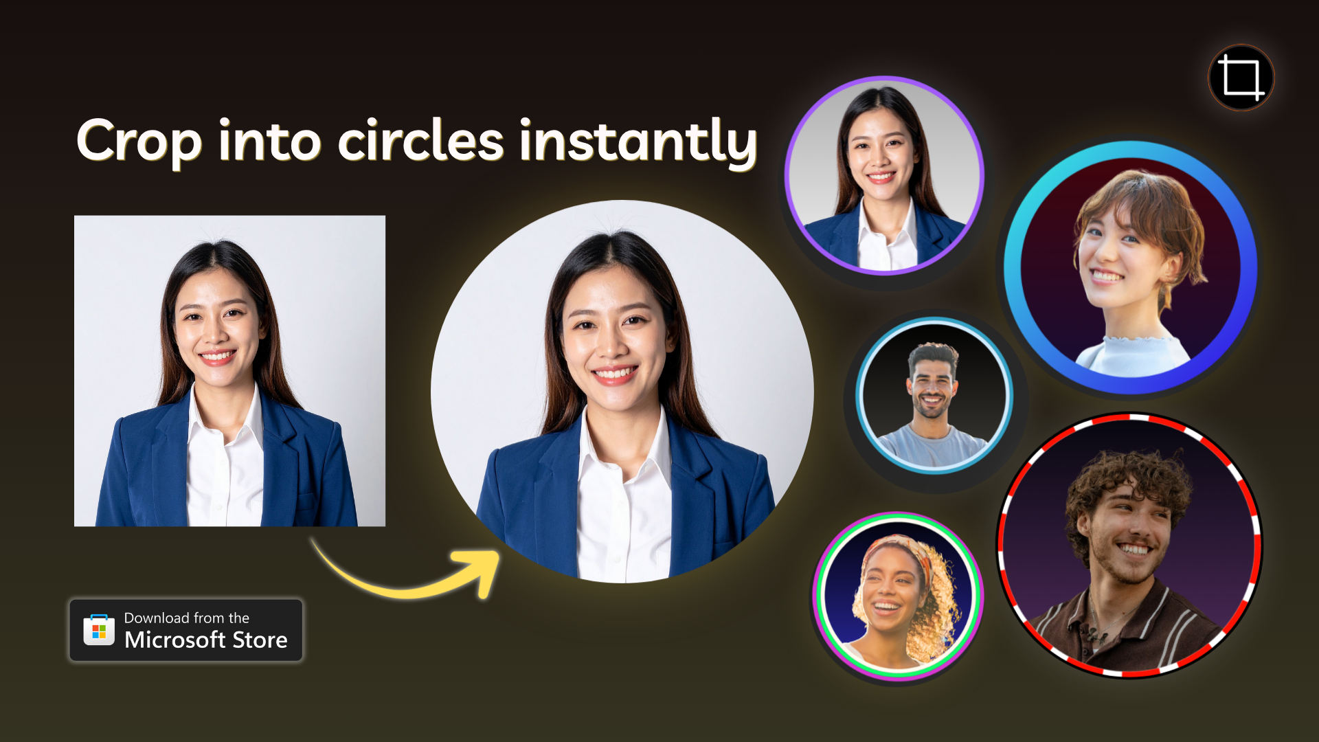 Circle Image Cropper App